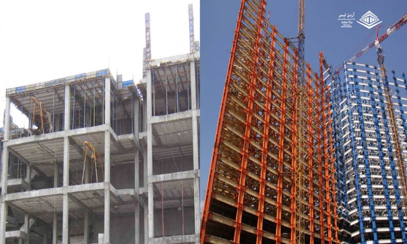 فرق ساختمان فلزی و بتنی